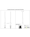 TONIC * COLGANTE 1L - GX53 - COBRE (SIN BASE)